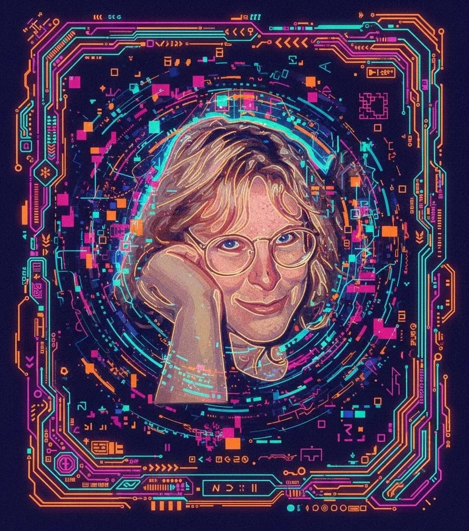 Jude Milhon, conocida en la comunidad hacker como “St. Jude, la patrona de los hackers